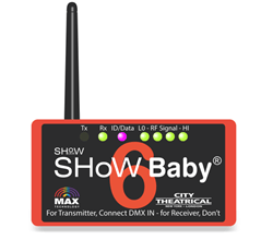 City Theatrical Showbaby Wireless DMX Transceiver